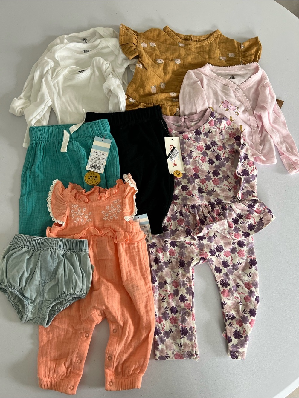10PCS Newborn-0-3M Baby Girls Clothing Lot